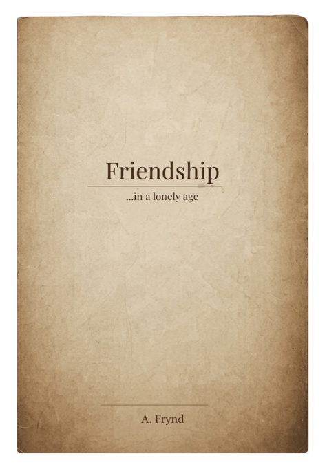 Friendship …in a lonely age book cover